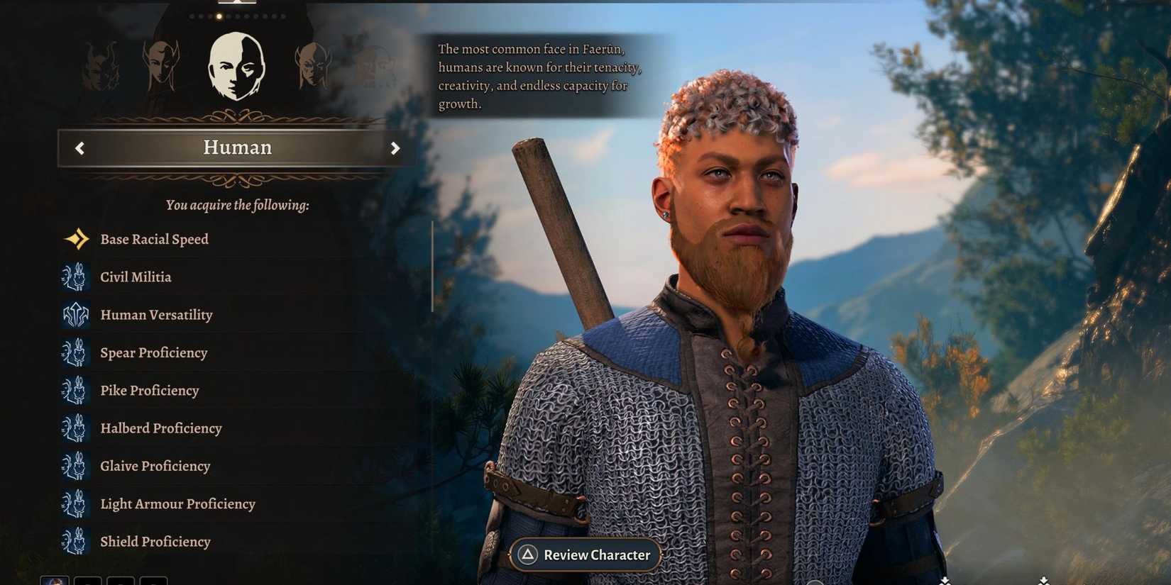 A Human in Baldur's Gate 3