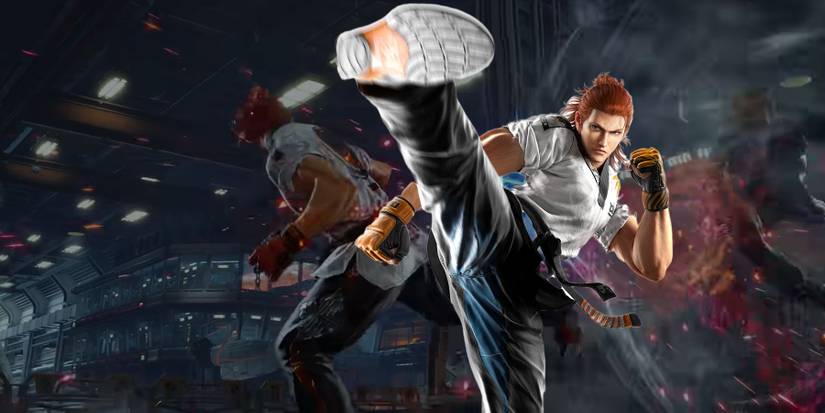 Hwoarang doing a combo