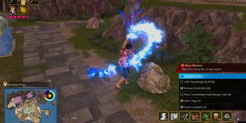 Ichiban breaking a rock in Like A Dragon: Infinite Wealth