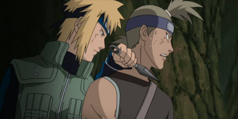 Minato Fighting a Hidden Stone Ninja