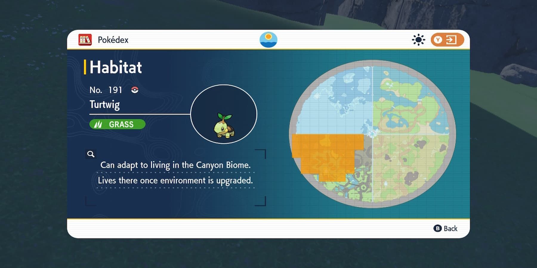 pokemon scarlet violet indigo disk turtwig location