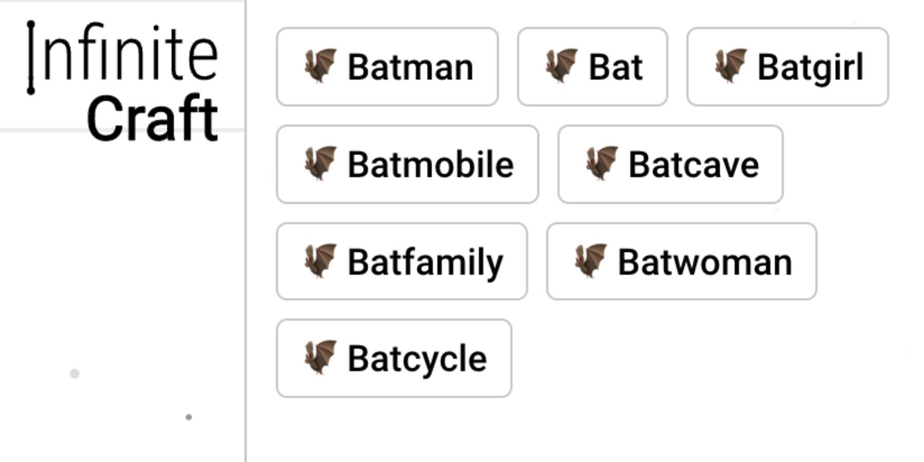 Infinite Craft: How to Make Batman