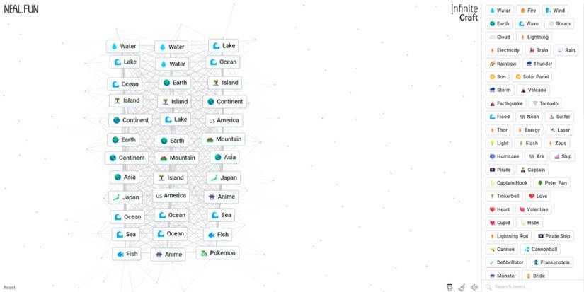 Pokemon in Infinite Craft