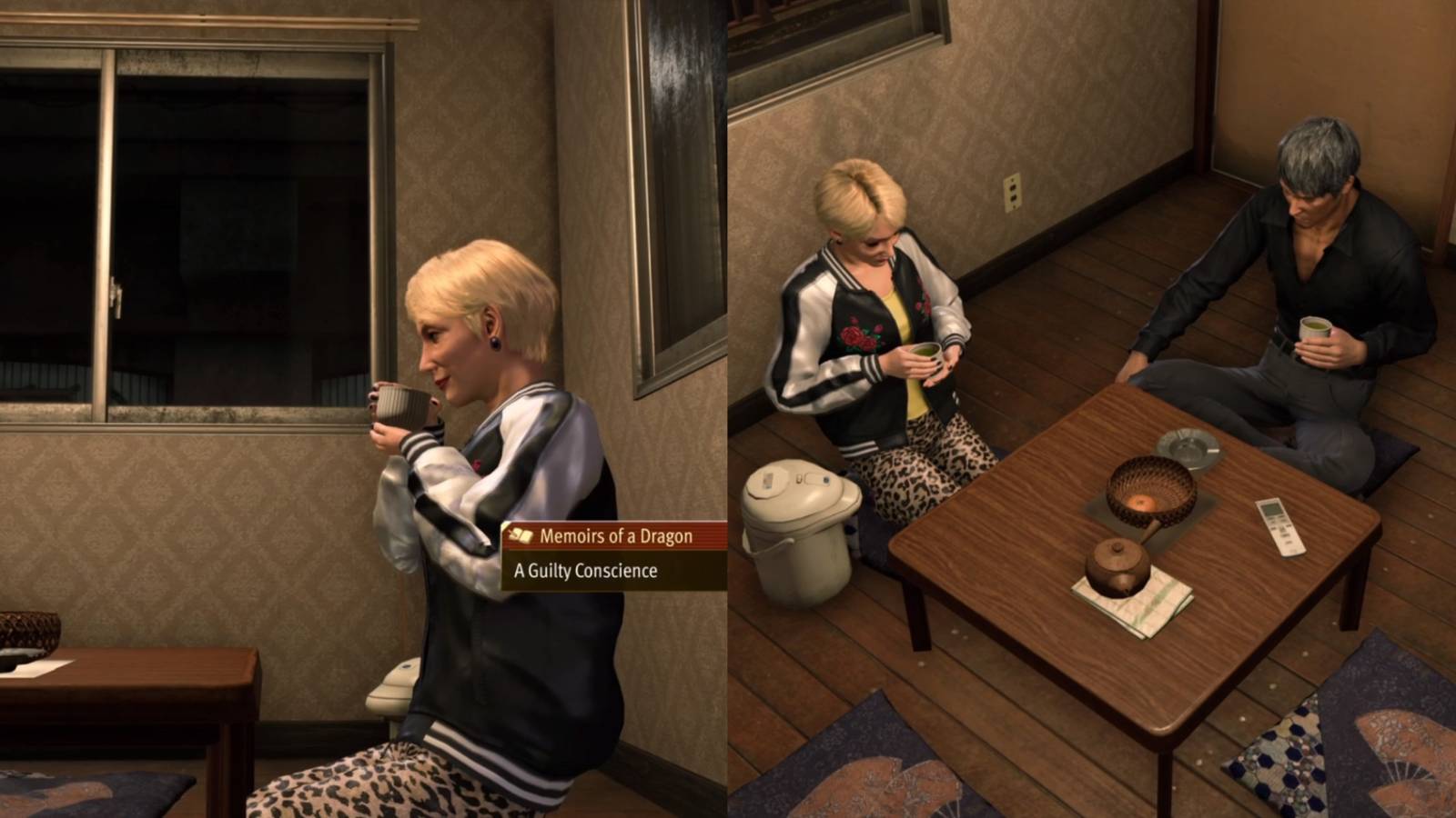 Split image showing Memories of Hamako.