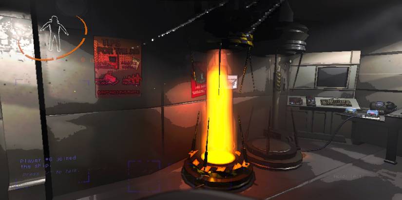 Inverse Teleporter in use