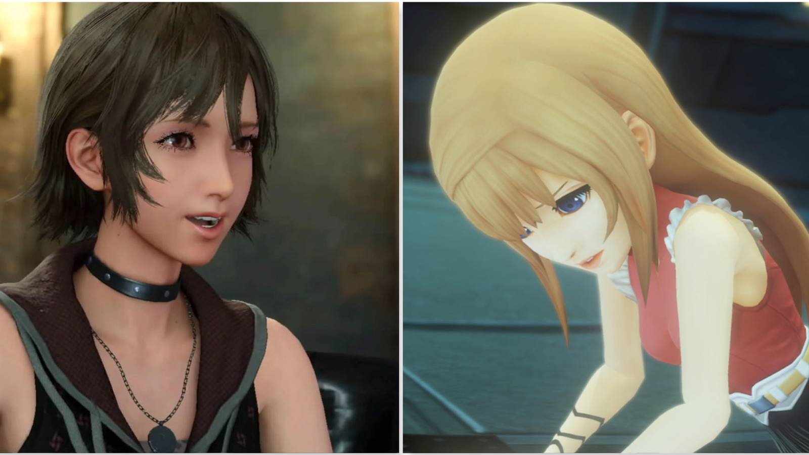Iris in Final Fantasy 15 and Reynn in World Of Final Fantasy