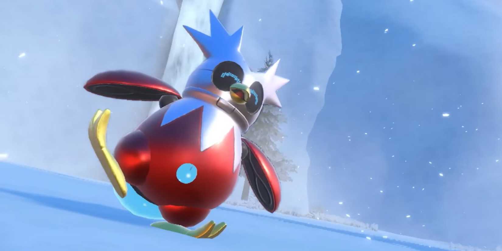 Pokemon Scarlet & Violet Iron Bundle in the snow