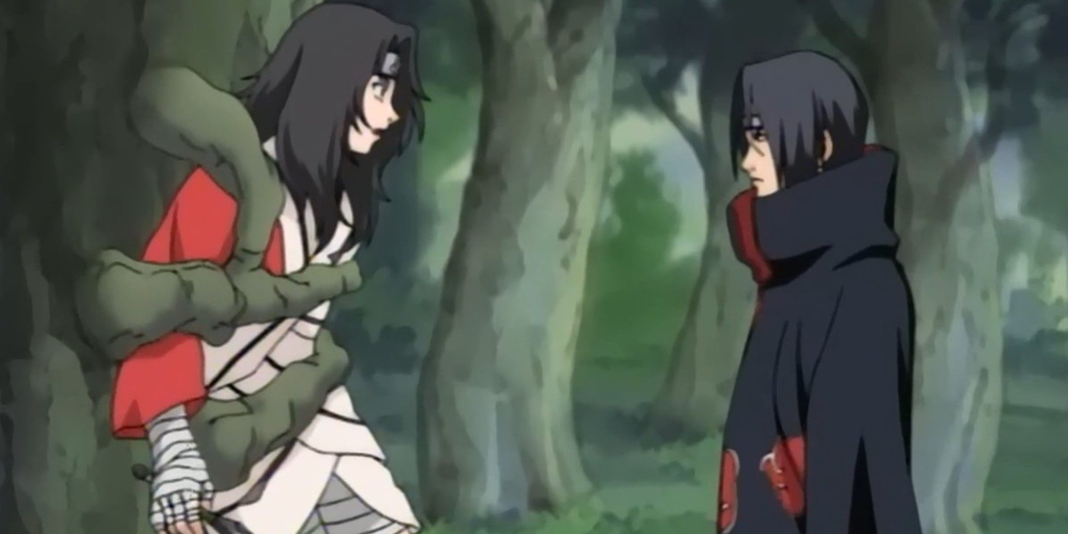 Itachi Uchiha vs Kurenai Yuhi Genjutsu Naruto