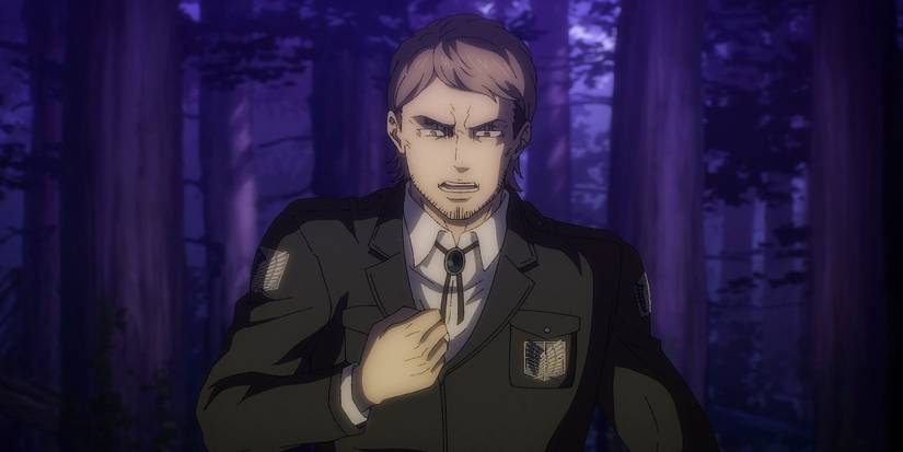 Jean Kirstein talking in Attack on Titan