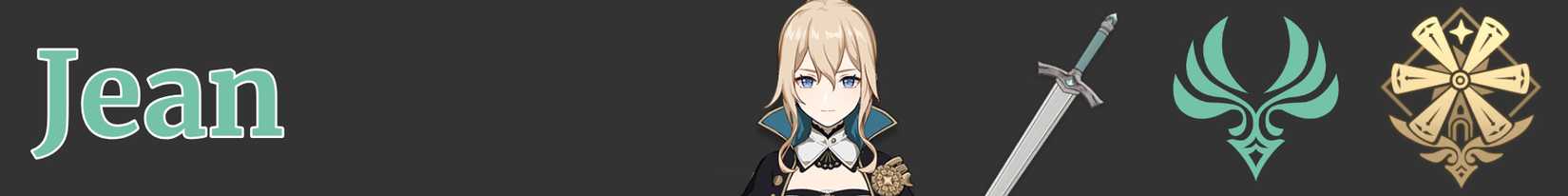Jean's weapon element and region - sword anemo mondstadt - genshin impact
