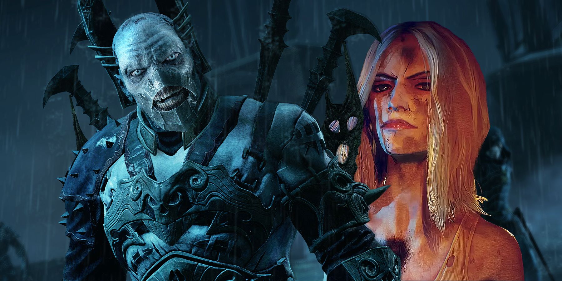 Judas behind an Orc from Shadow of Mordor
