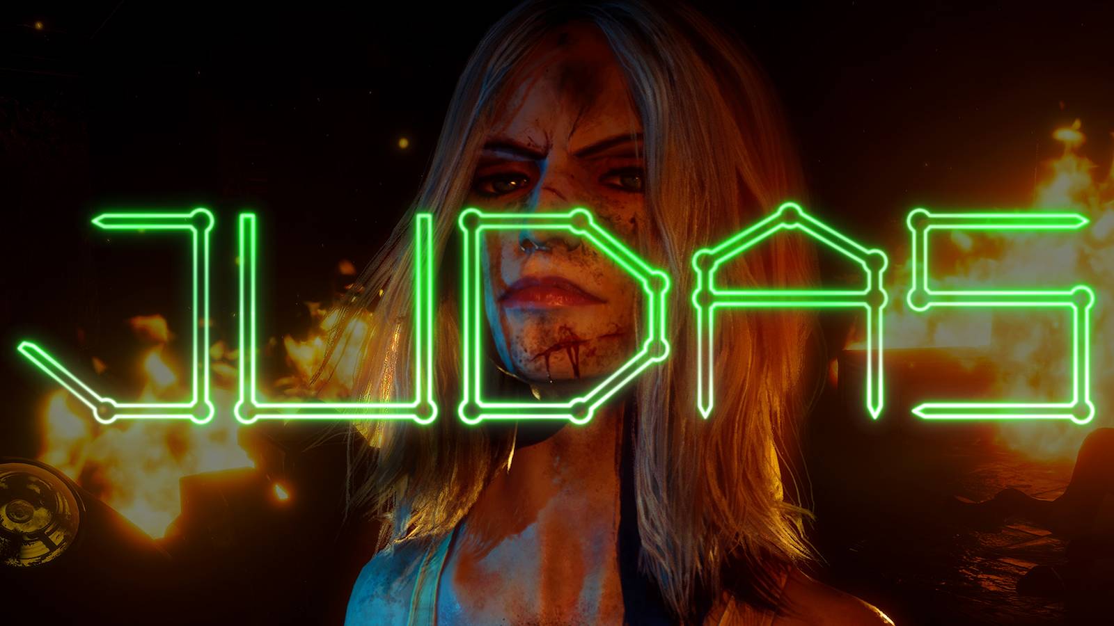 Judas key art logo