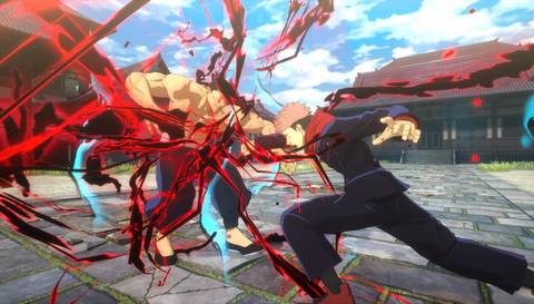 A screenshot of a battle in Jujutsu Kaisen Cursed Clash.