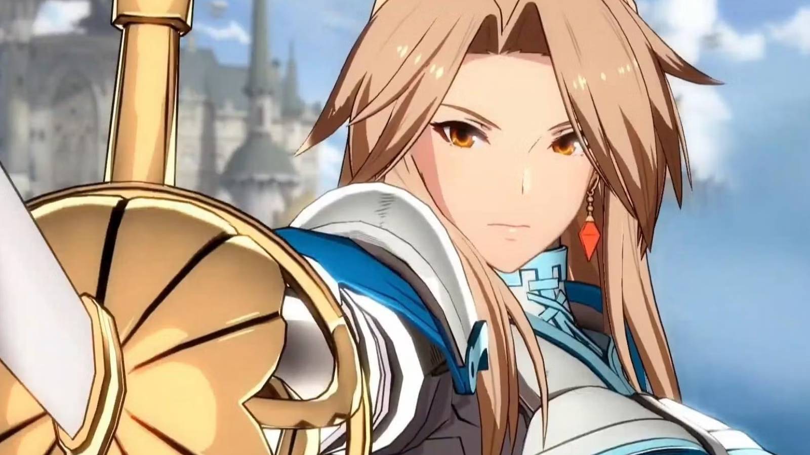 Katalina with her sword