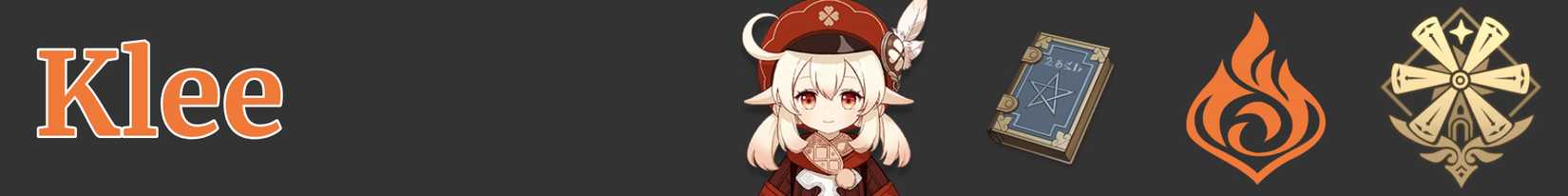 Klee's weapon element and region - catalyst pyro mondstadt - genshin impact