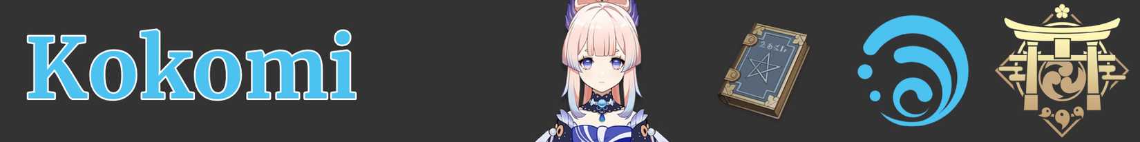 Kokomi's weapon element and region - catalyst hydro inazuma - genshin impact