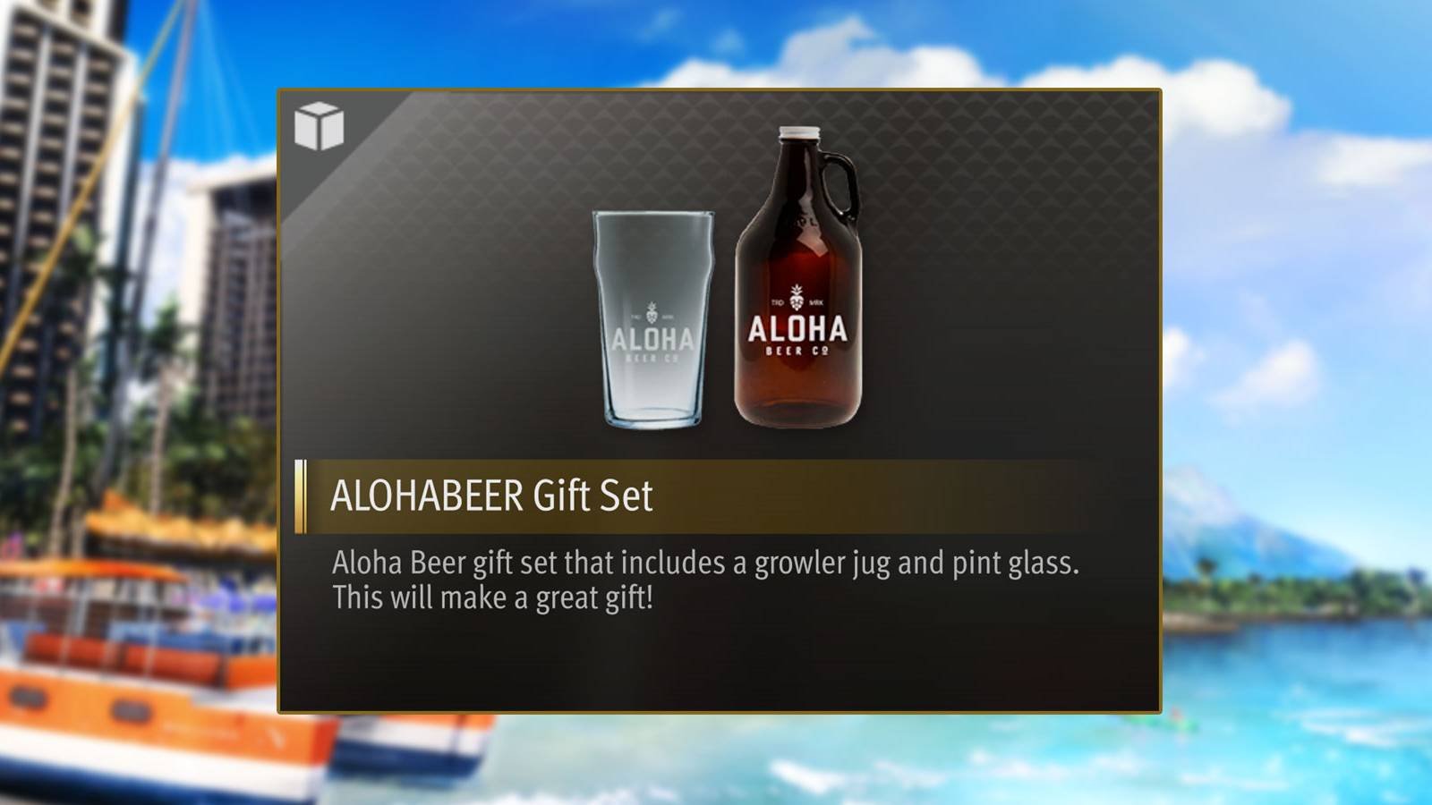 ALOHABEER Gift Set in Like a Dragon: Infinite Wealth