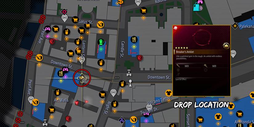 Map location of Keepers which drop Breaker's Anklet in Like a Dragon: Infinite Wealth