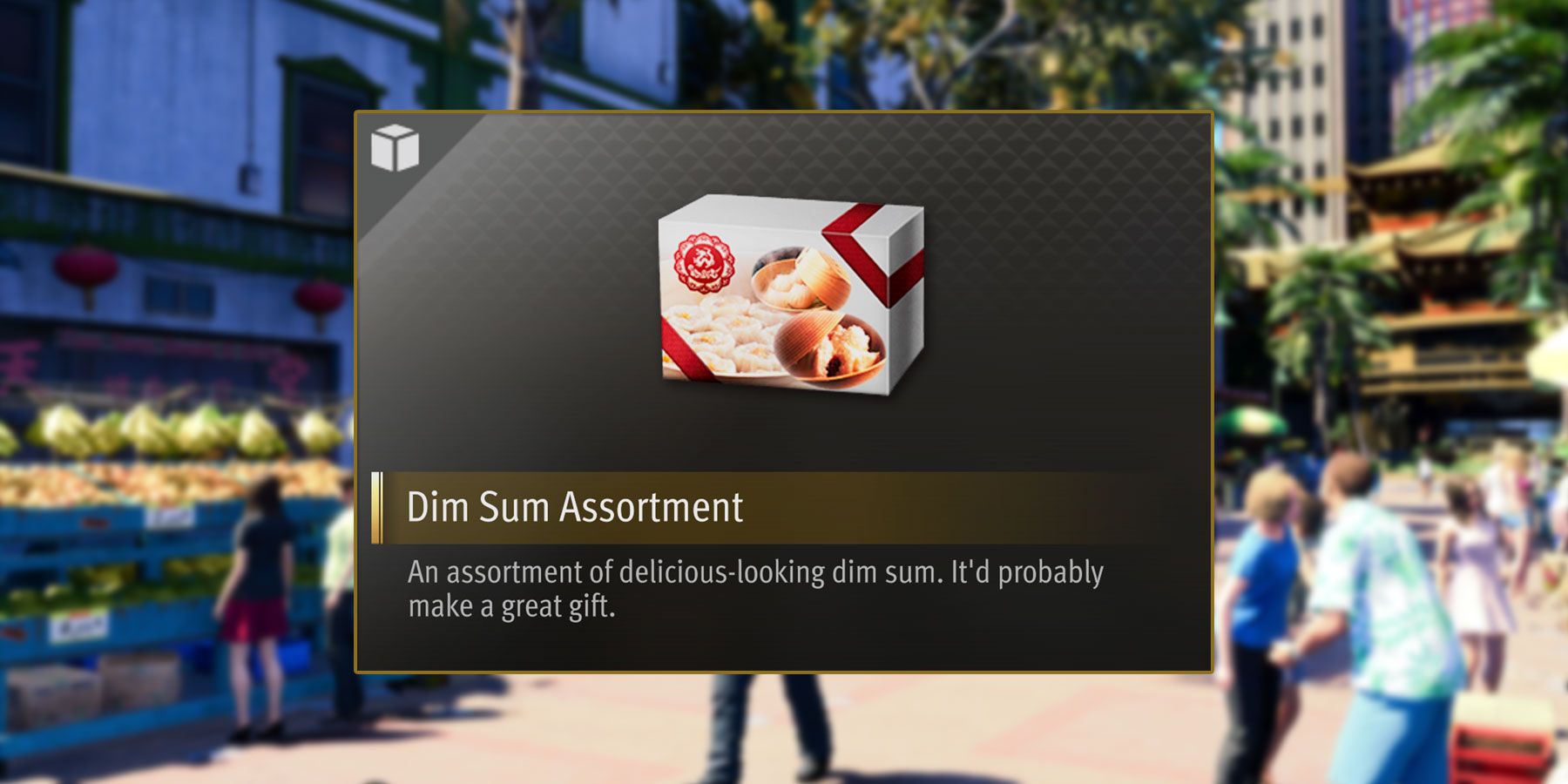Dim Sum Assortment in Like a Dragon: Infinite Wealth