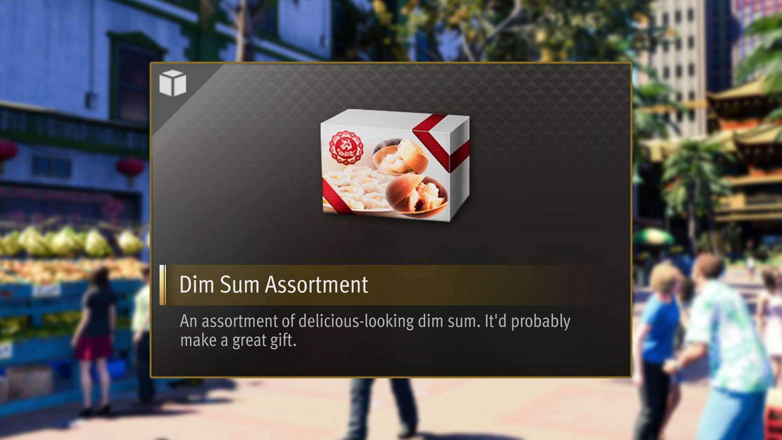 Dim Sum Assortment in Like a Dragon: Infinite Wealth