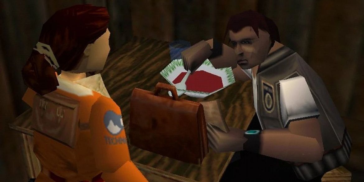 Lara and Doctor Willard in Tomb Raider 3