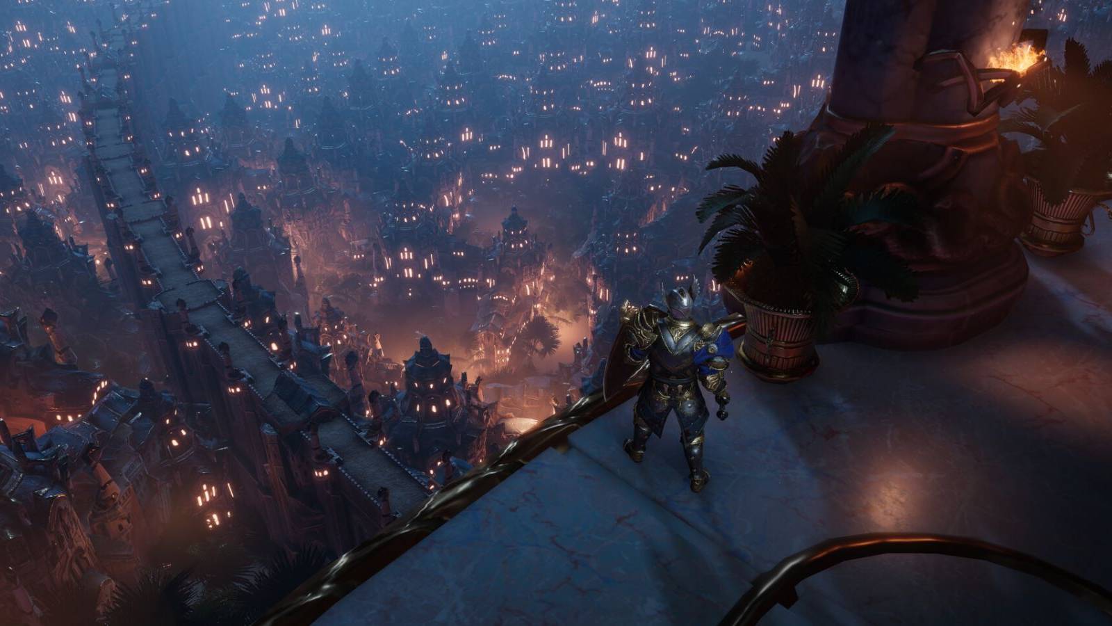 Last Epoch: character next to the town