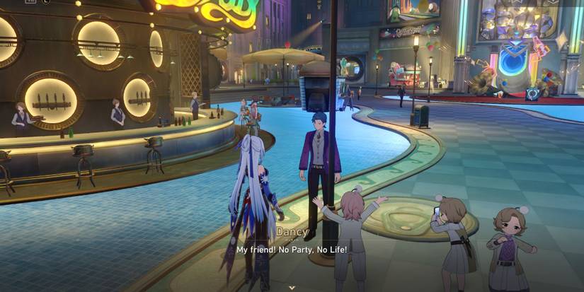 Image showing Dancy, the NPC that sells Aideen Tokens in Honkai: Star Rail