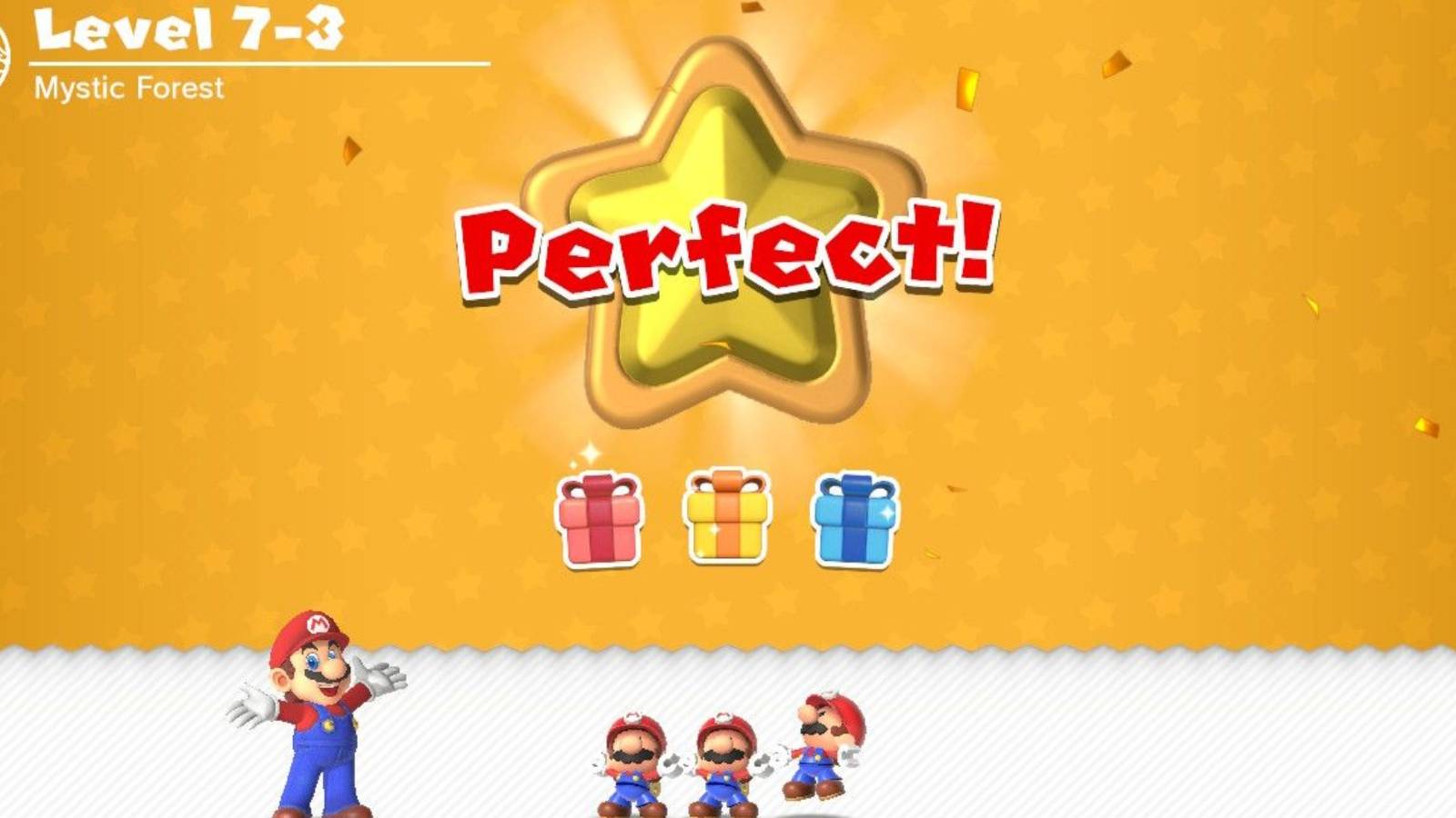 mario vs. donkey kong perfect score mystic forest