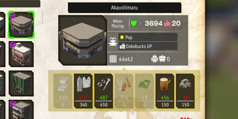 Like a Dragon Infinite Wealth DonDoko Island DIY Recipes Akaushimaru