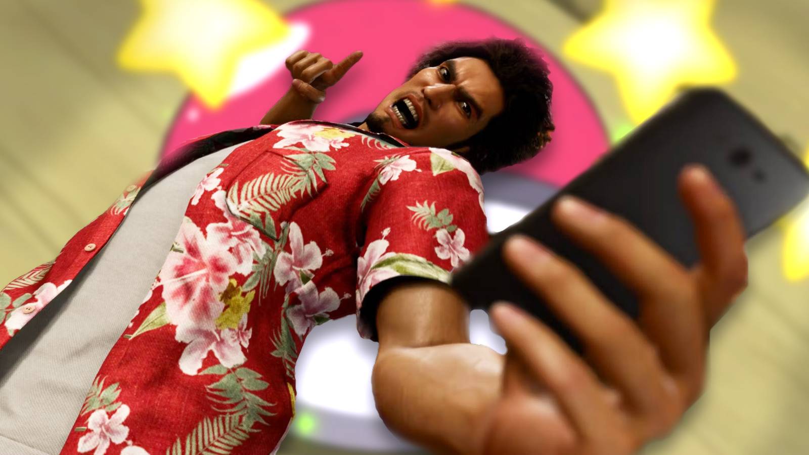 like-a-dragon-infinite-wealth-kasuga-sujimon-poke-ball