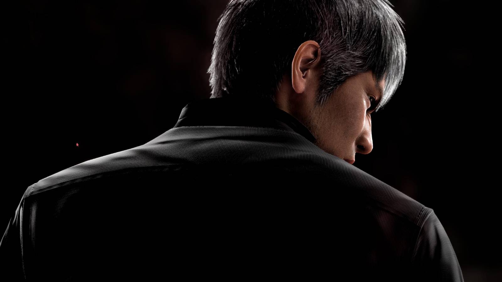 Like a Dragon Infinite Wealth Kiryu Heat Actions Kazuma Kiryu Posing Pose Shoulder Look Face