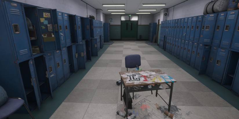 Locker Room in Silent Hill: The Short Message.