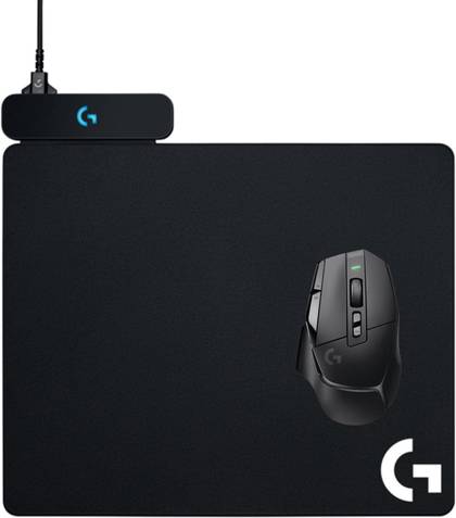 Logitech G502 X Lightspeed Wireless Gaming Mouse + Powerplay Wireless Charging System - Black