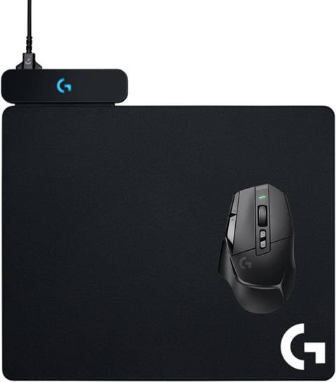 Logitech G502 X Lightspeed Wireless Gaming Mouse + Powerplay Wireless Charging System - Black
