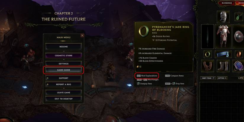 Lost Epoch - Example Of Game Guide and Alt Explanations