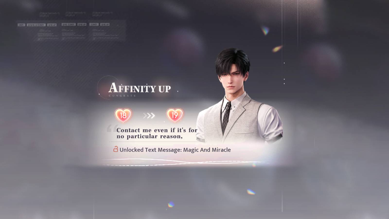 love and deepspace how to raise characters affinity