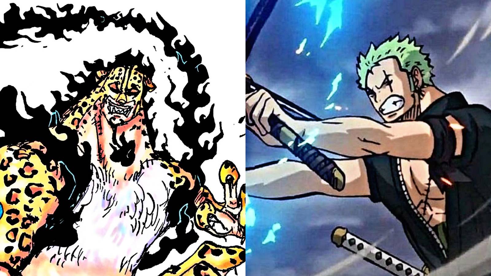lucci vs zoro overwhelmed one piece