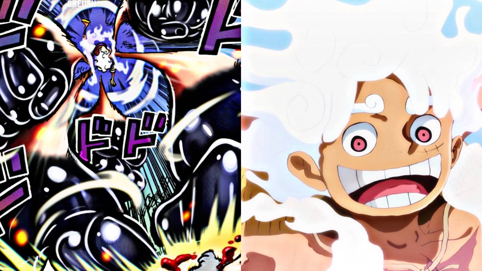 luffy gear 5 nika dawn gatling one piece