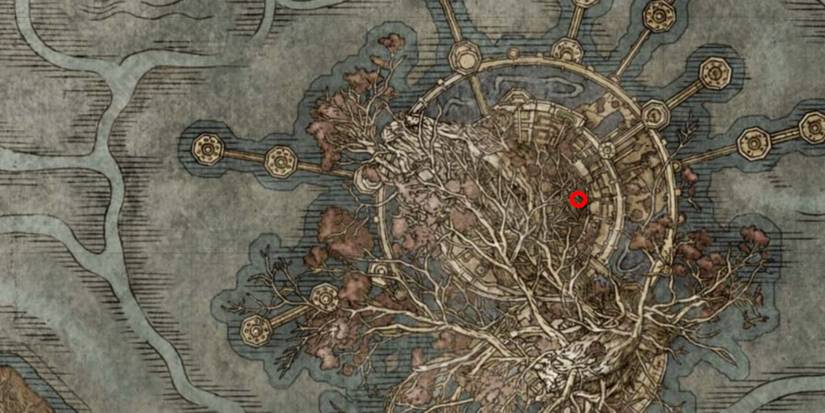 Malenia Boss location on the map in Elden Ring