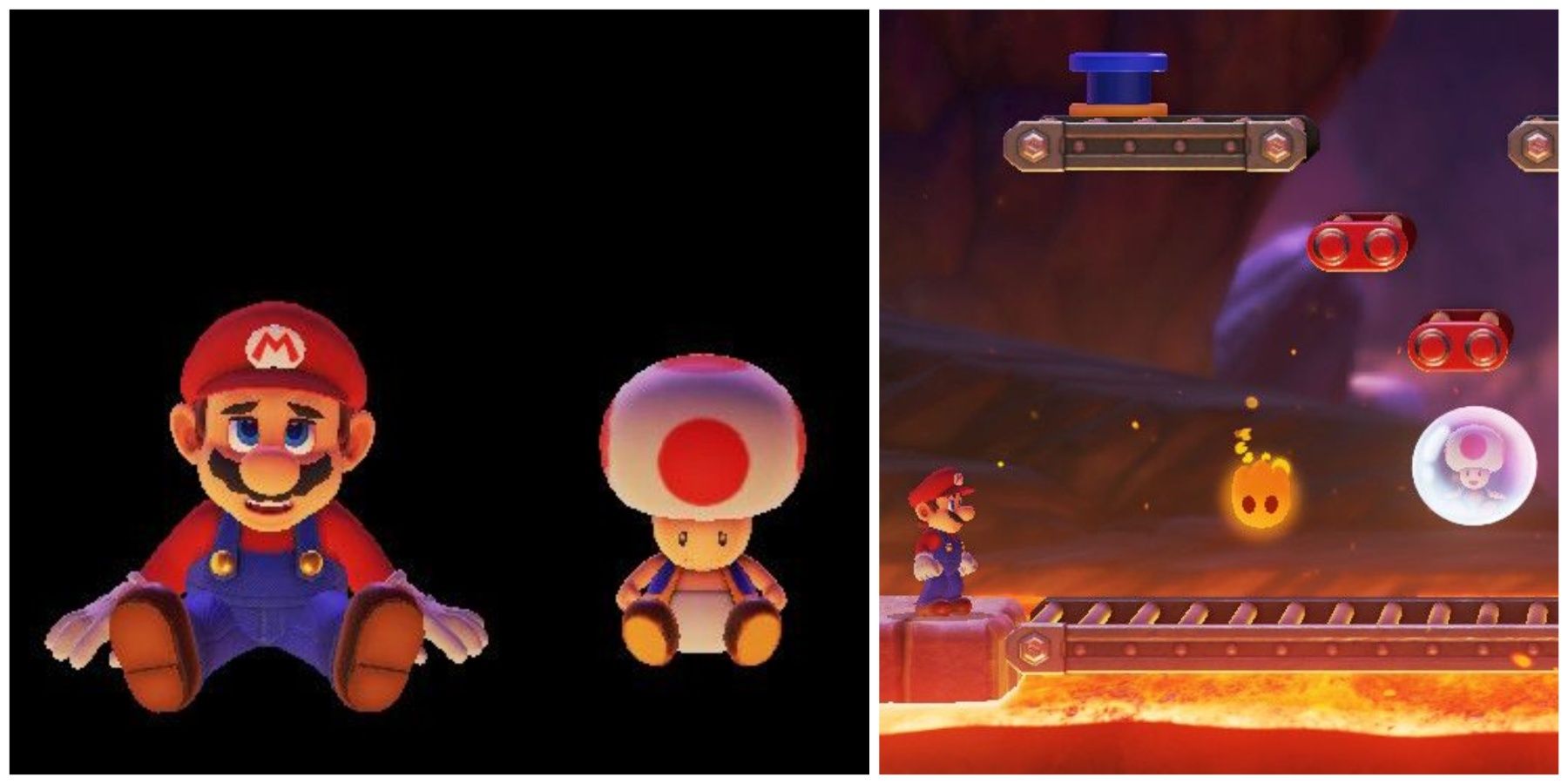 mario and toad two player mode levels