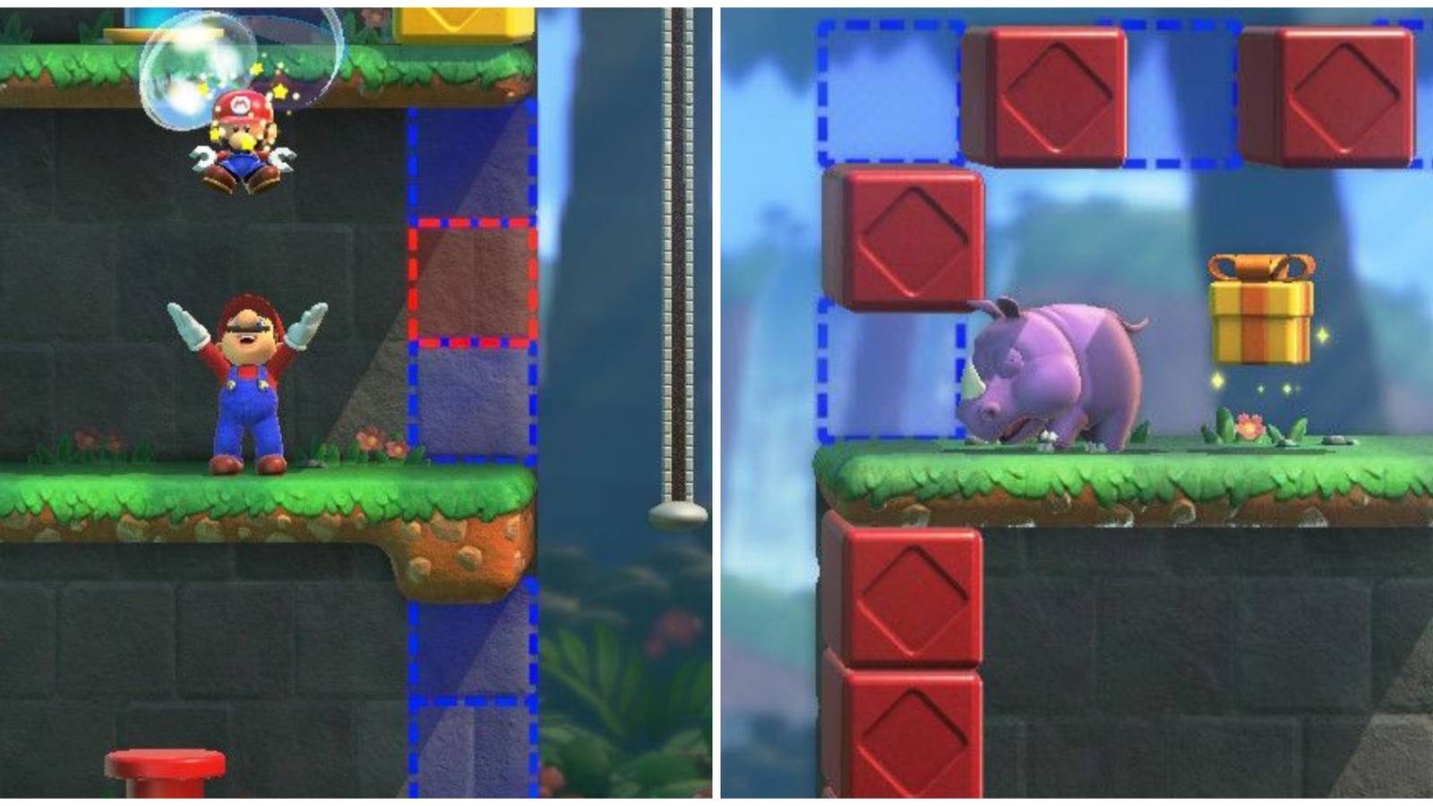 mini mario toy and ramram