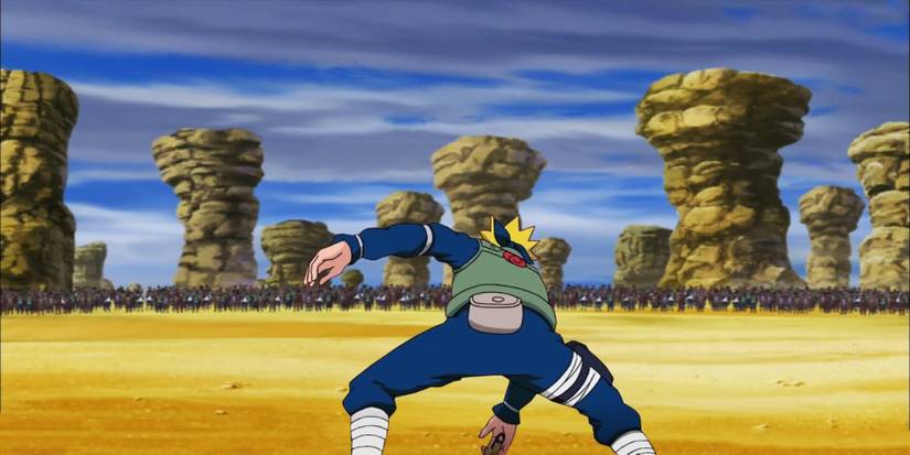 Minato Against a Thousand Ninja