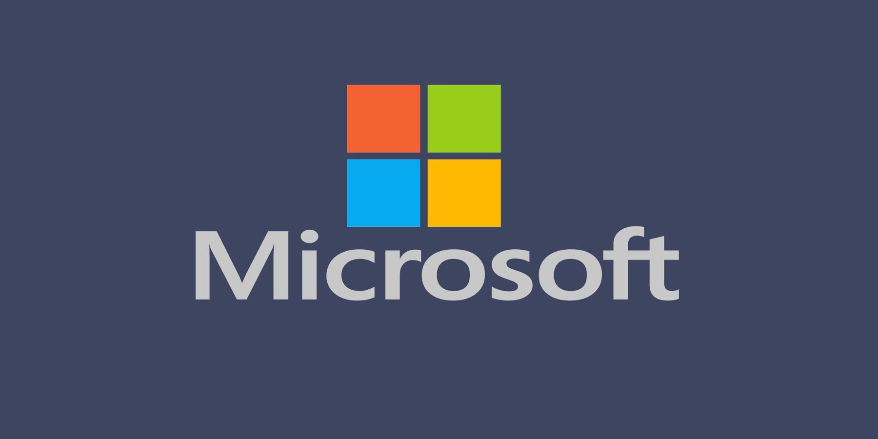 Microsoft title and logo