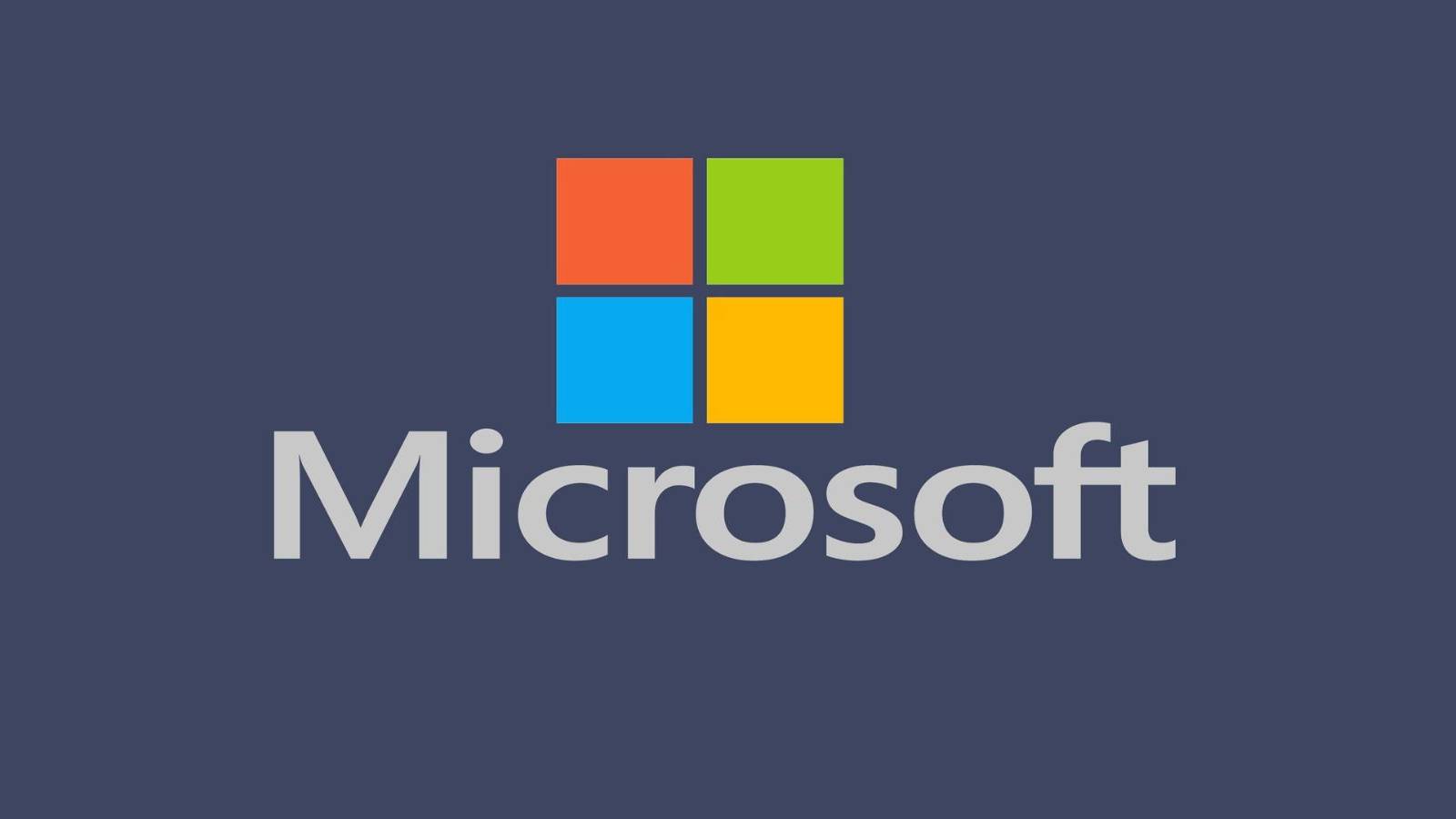 Microsoft title and logo