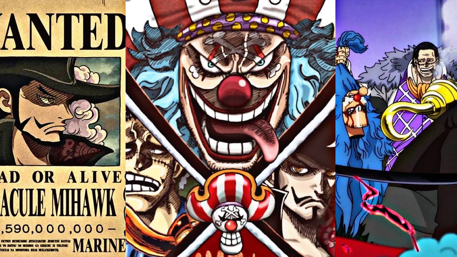 mihawk cross guild highest bounties one piece