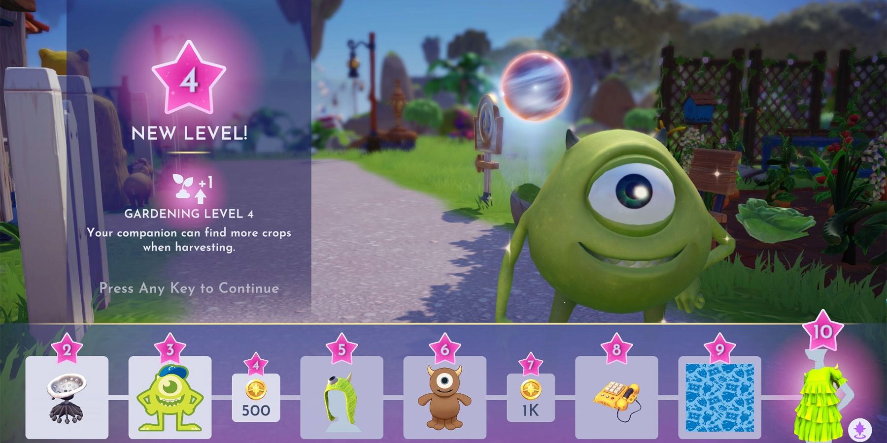 mike friendship level four in disney dreamlight valley