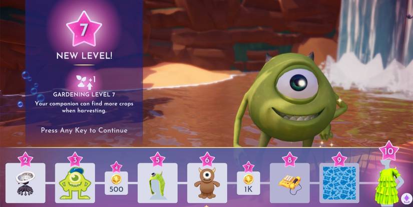 mike level seven friendship in disney dreamlight valley