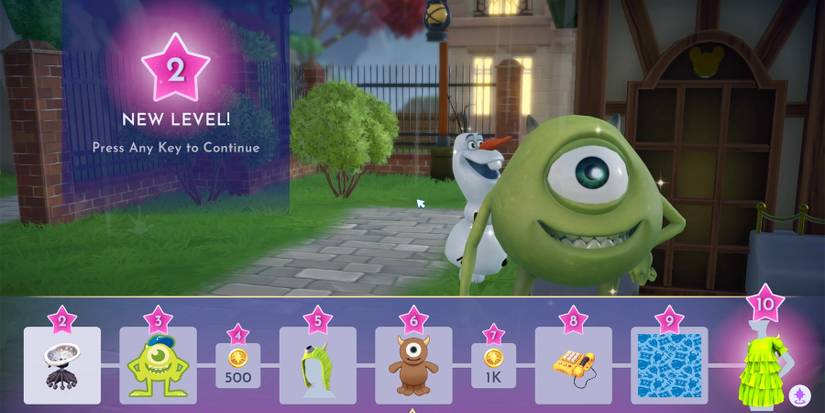 mike level two friendship in disney dreamlight valley