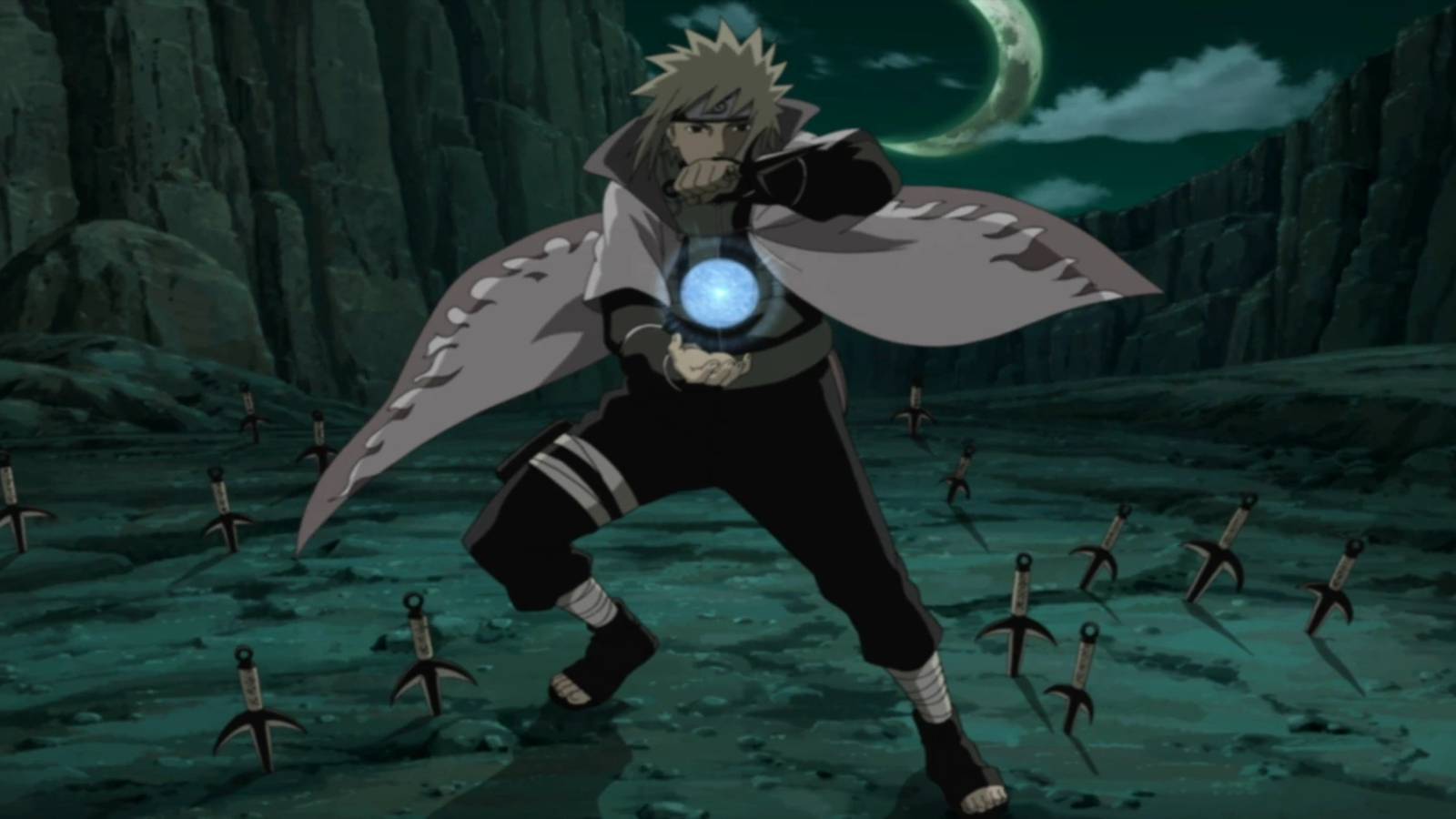 Minato Forming the Rasengan