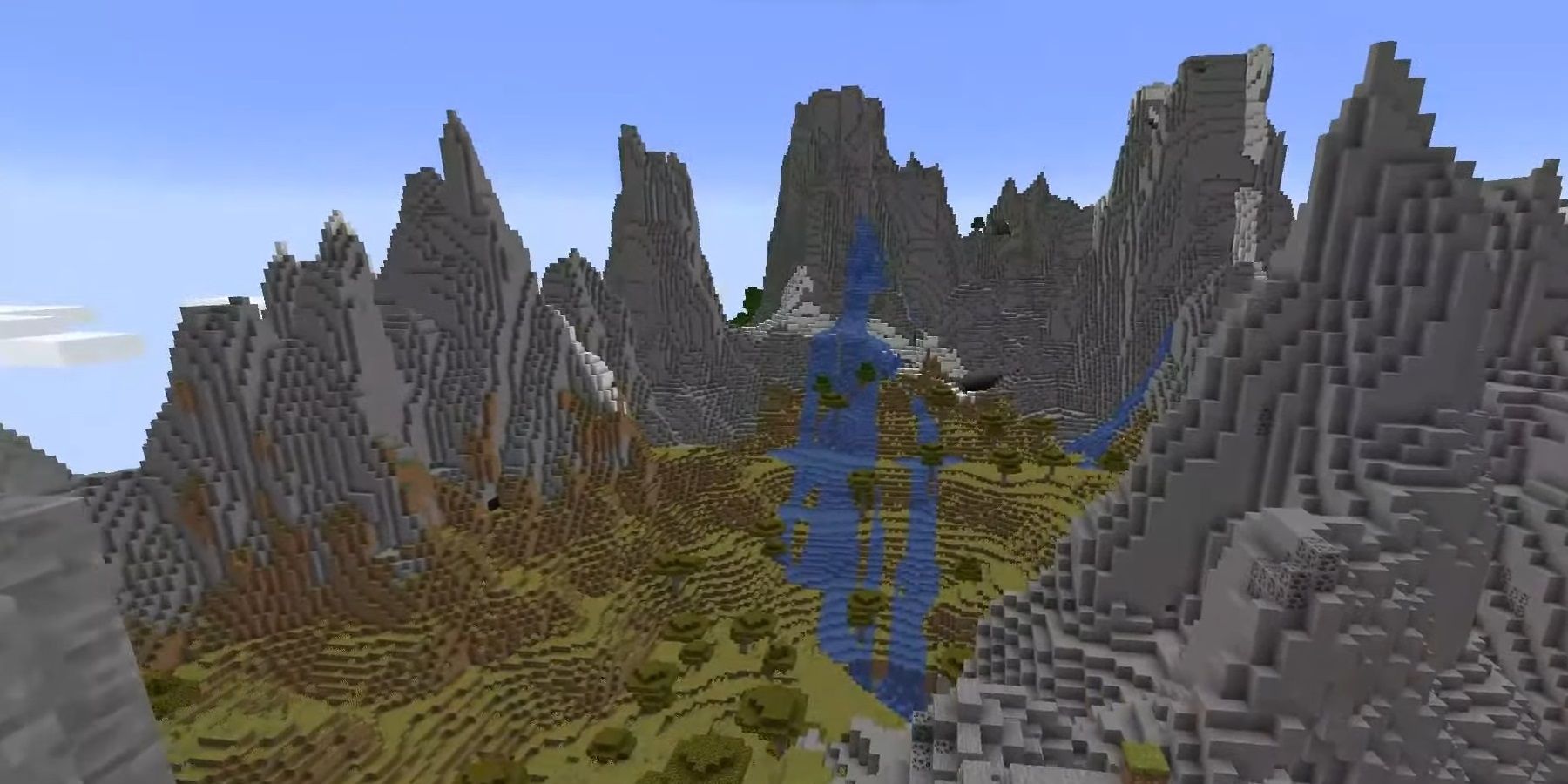 Minecraft Mountainous World Generation